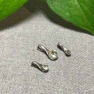 Elegant Silver and Crystal Pendants